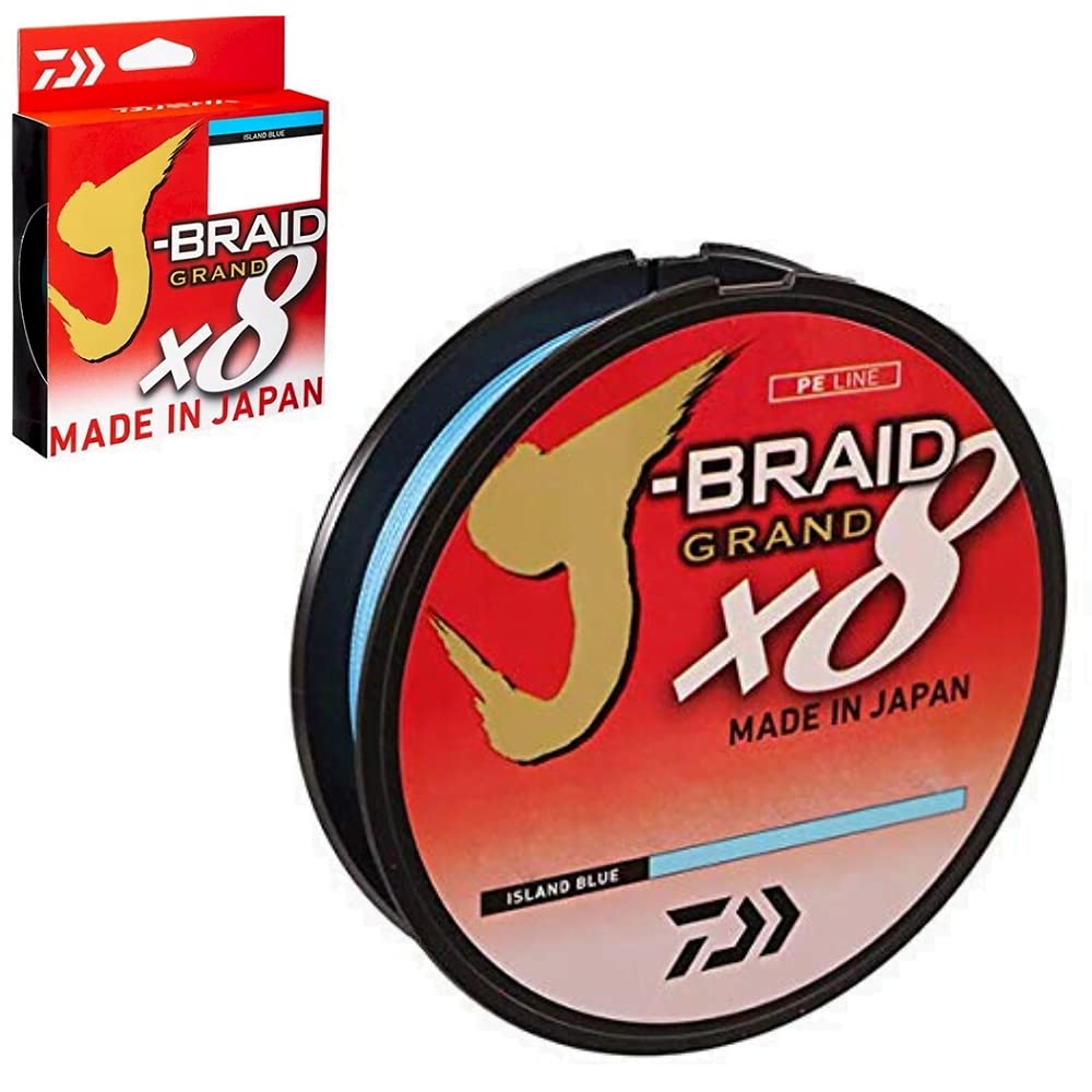 DAIWA Tresse 8 Brins J-Braid Grand X8-270m - PE.4 - D.0.28mm - R.26.5kg-58lb - Bleu - 12796128