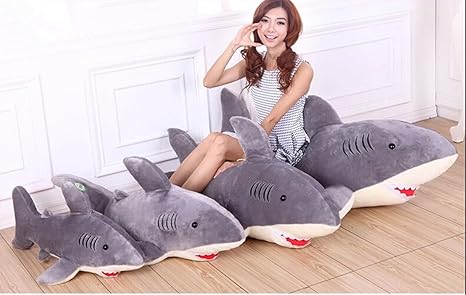 Amazon サメ ぬいぐるみ 特大 サメ 抱き枕 鮫 ぬいぐるみ 大きい 90cm 子供プレゼント お祝い ふわふわぬいぐるみサメ ぬいぐるみ おもちゃ