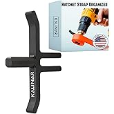 Ratchet Strap Winder Drill Bit Attachment - Heavy Duty Strap Roller & Organizer for Flatbed Trucks, Trailers & Garages - Power Drill Tie-Down Winder Tool for Cargo Storage - Stocking Stuffer for Men