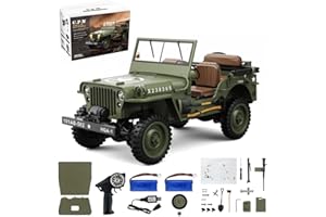 SkyPlayoRC 1/14 RC Rock Crawler Off-Road Jeep, HG4-58 4WD RC Car Off-Road Truck Electric Climbing Car with Winch & Rechargeab