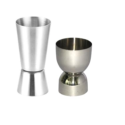 Navisha Stainless Steel Peg Measurement 2 Different Shape 30/60ml