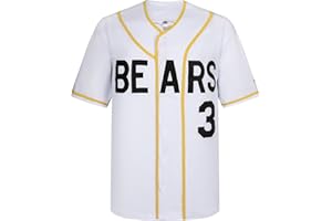kioken Bad News Bears Jersey, #3 Kelly Leak #12 Tanner Boyle Movie 1976 Chico's Bail Bonds Baseball Jersey S-XXXL