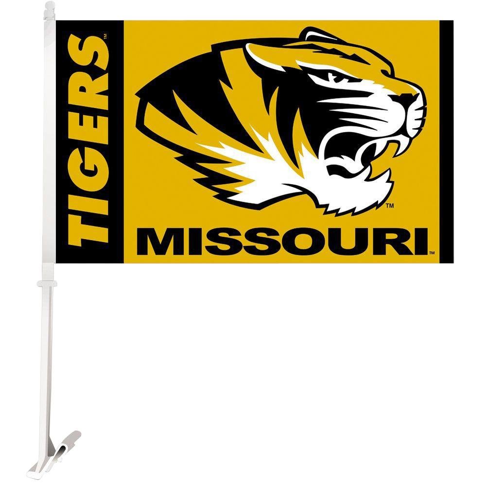 BSI NCAA Missouri Tigers Car Flag, Team Colors, one size