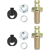 20-37 Carburetor Throttle Cable Stud Kit for Holley Carburetor, 2 Pack | Throttle Cable Hookup &amp; Transmission Kickdown Linkage, Durable Steel