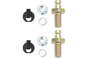 20-37 Carburetor Throttle Cable Stud Kit, for Holley Carburetor Cable Hookup and Transmission Kickdown - 2 Pcs