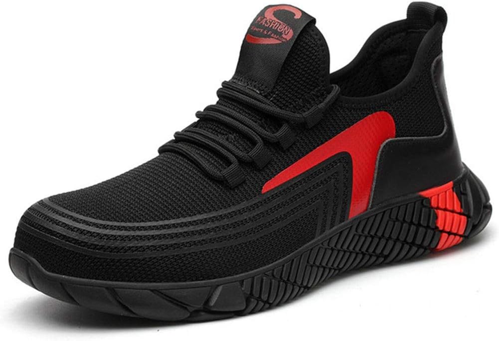 ladies black work trainers