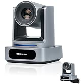 TONGVEO AI 4K PTZ Camera with Auto Tracking, 10X Optical Zoom Video Conferencing Camera, HDMI &amp; USB 3.0 Plug and Play Webcam for Zoom, Teams, Church Worship, Live Streaming, Education