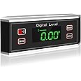eOUTIL Digital Level Angle Finder Waterproof IP65 Protractor Angle Gauge Inclinometer with V-Groove Magnetic Base/0~360 Degree