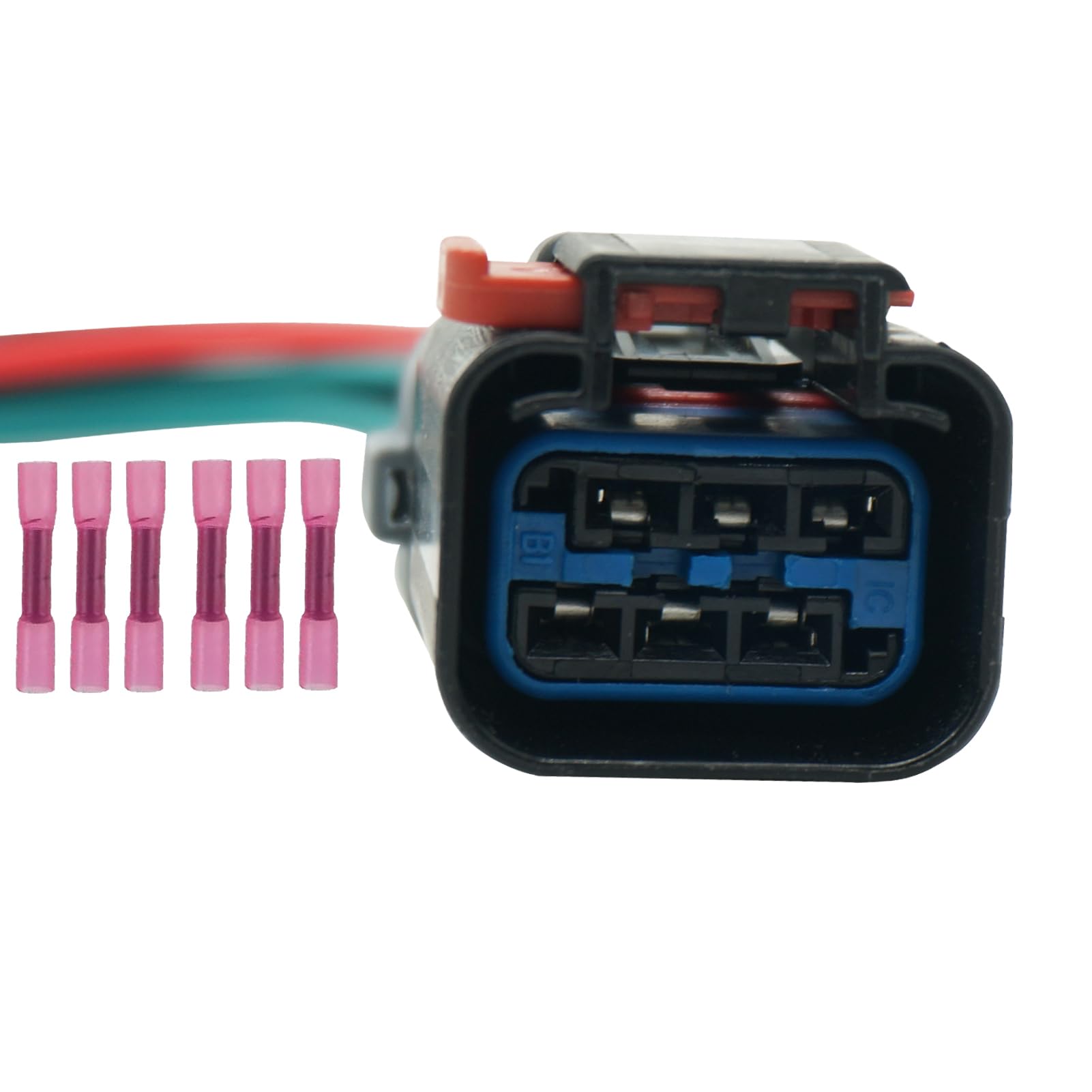 Photo 1 of Micarun 6 Wire Rear LED Tail Lights Connector Wiring Harness Pigtail Plug Fit for 2013-2018 Dodge Ram 1500 2500