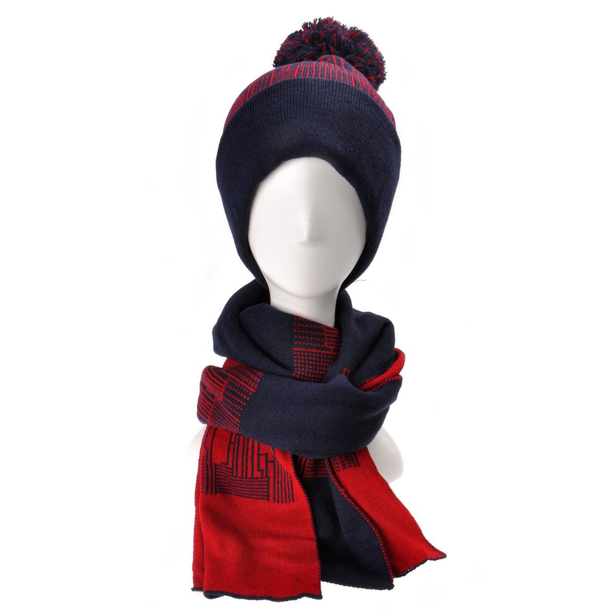 ZLYC Womens Teens Winter Warm Pompom Beanie Hat Skull Cap and Scarf Set ZLYC Womens Teens Winter Warm Pompom Beanie Hat Skull Cap and Scarf Set