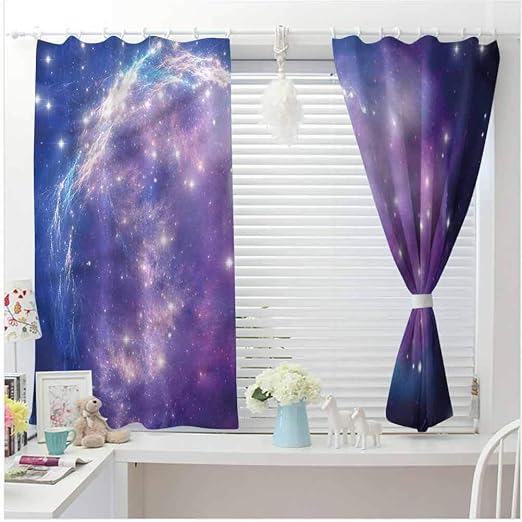 Amazon.com: RenteriaDecor Constellation Blackout Grommet Curtains