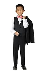 Spring Notion Big Boys' Tuxedo Set with Bow Tie and