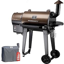 Z GRILLS 450 Sq in Pellet Grill & Smoker Bundle