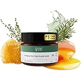 MyMagicHealer Thyme & Tea Tree Flare Care | Ingrown Hair, Razor Bumps, Blind Pimples, Bartholin, Pilonidal Cysts | Folliculitis Cure | Piercing Care w/Egg Yolk Extract & Tea Tree 1 oz