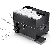 Arcen AR Golf Ball Dispenser, Automatic Golf Ball Tee Up Machine with Foot Pedal Operation, 50 Balls Capacity, Metal Construction, Heavy-Duty Design Golf Simulator Accessories for Indoor
