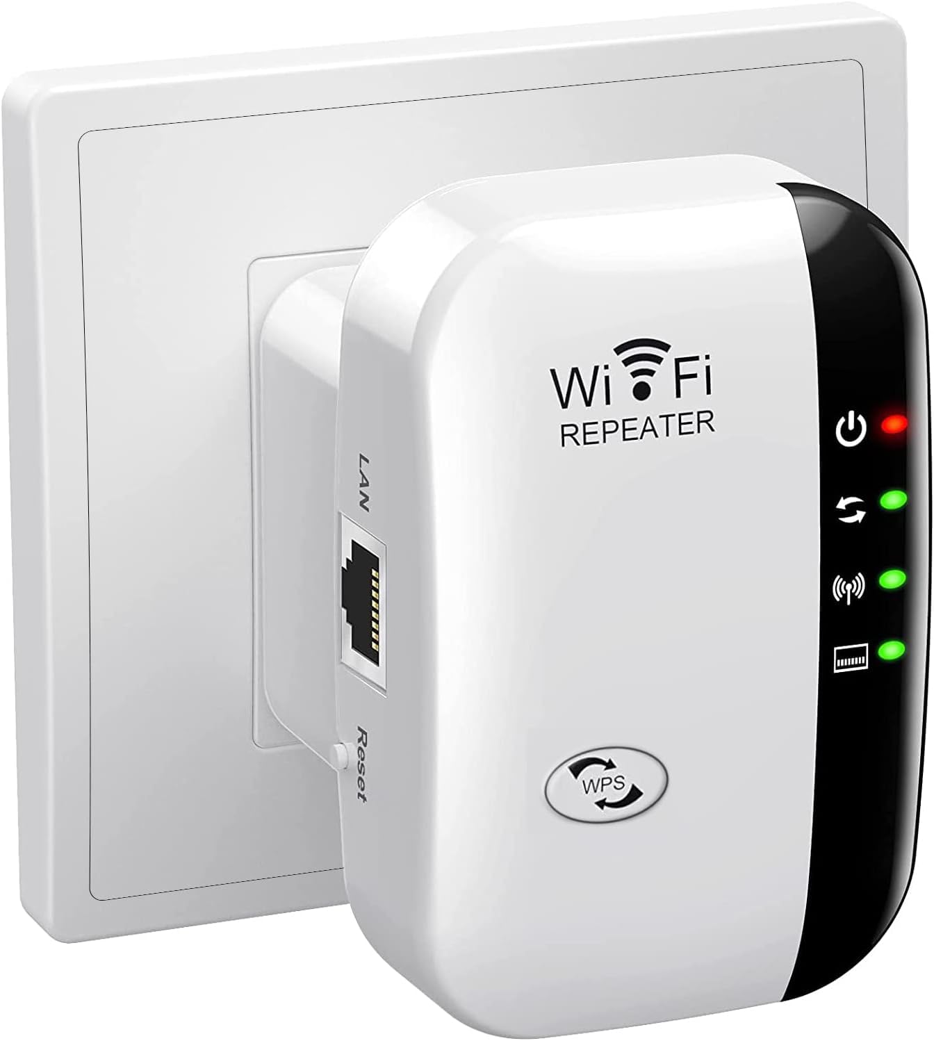 Photo 1 of WiFi Extender, WiFi Signal Booster Up to 5800sq.ft and 56+ Devices, WiFi Range Extender, Wireless Internet Repeater, Long Range Amplifier with Ethernet Port,1-Key Setup, Access Point, Alexa Compatible