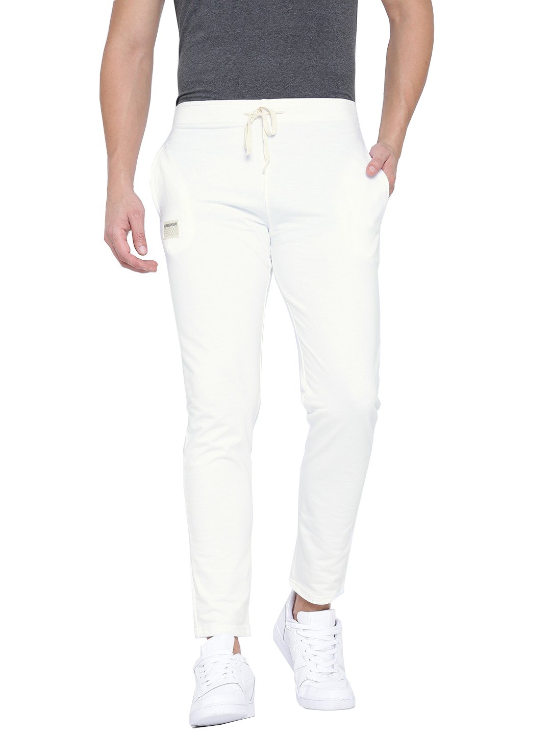 poly cotton track pants