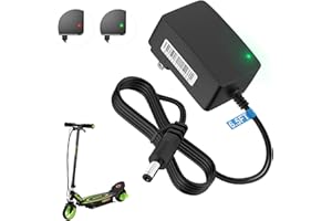 IBERLS 12V Battery Charger for Razor E90 E95 MX125 Kids Ride on Toys Car, for Best Choice Products, Wrangler, Kidzone Bumper Cars, Kid Trax, BMW 12 Volt Power Wheels Power Supply