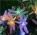 IREALIST Solar String Lights, 20 LED Waterproof Ultra Bright Dragonfly Fairy Lights for Christmas Trees, Garden, Patio, Wedding, Party and Holiday Decorations (Multi-Color)