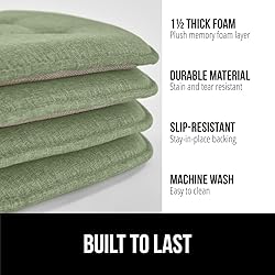GORILLA GRIP Slip Resistant Tufted Chair