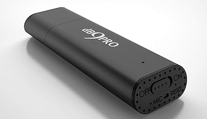 AUFNAHME GERÄT DIKTIERGERÄT MINI mit USB [Grau] von dB9PRO - 8GB / 48 Stunden Kapazität Audio Recorder –mit Mikrofon! Voice A