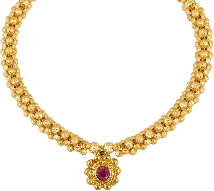 Bodha 24K Gold Plated Traditional Indan Thushi