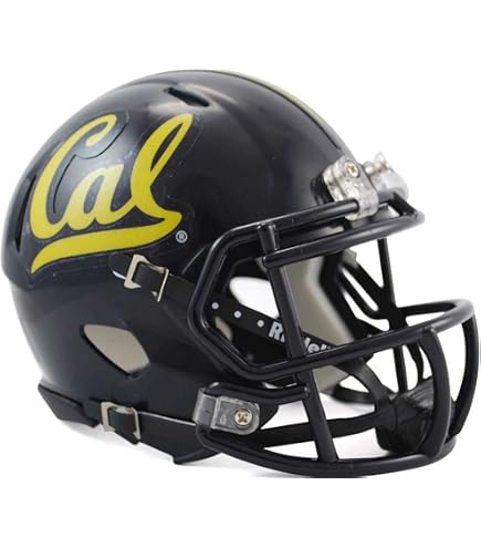Matte Navy Blue with White Mask Blank Riddell Revolution Speed Mini Football Helmet (Decorative Mini Helmet - NOT Wearable