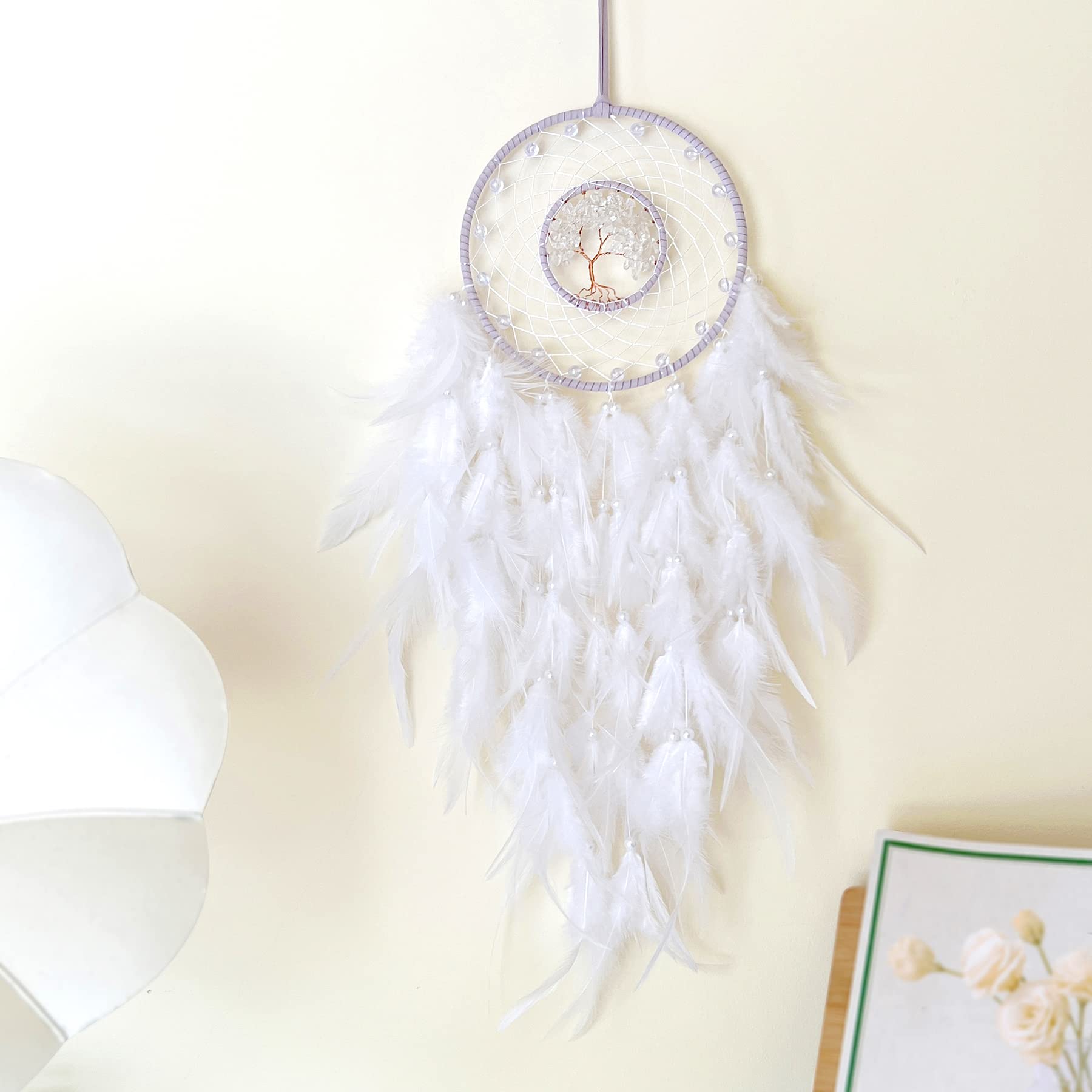 Dream Catchers, White Dream Catcher Tree of Life Wall Decor, with ...