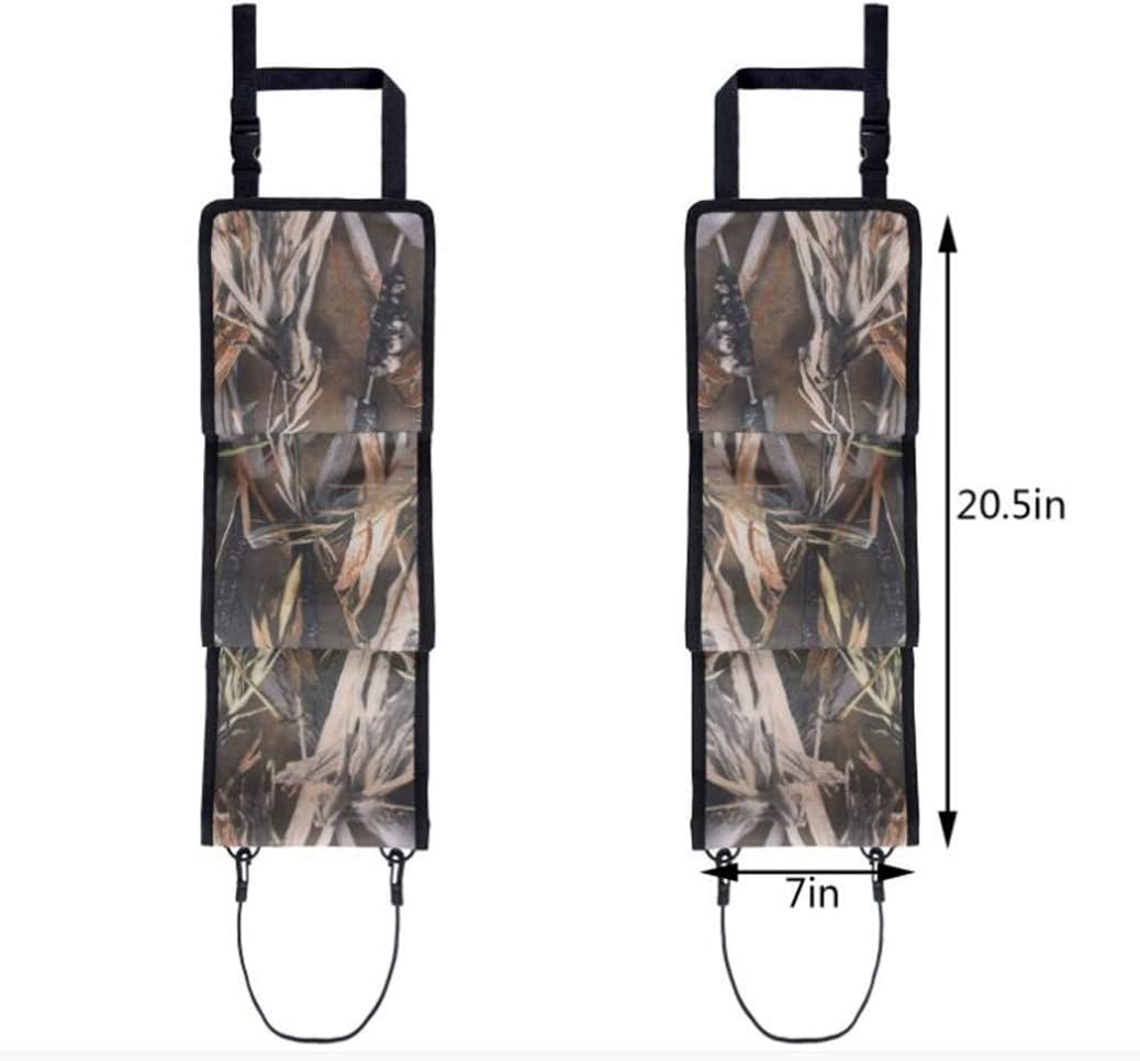 LYYS Car Seat Back Gun Sling Hanger Organizer for Rifle Hunting and Shooting (Camouflage with Pocket): Sports & Outdoors