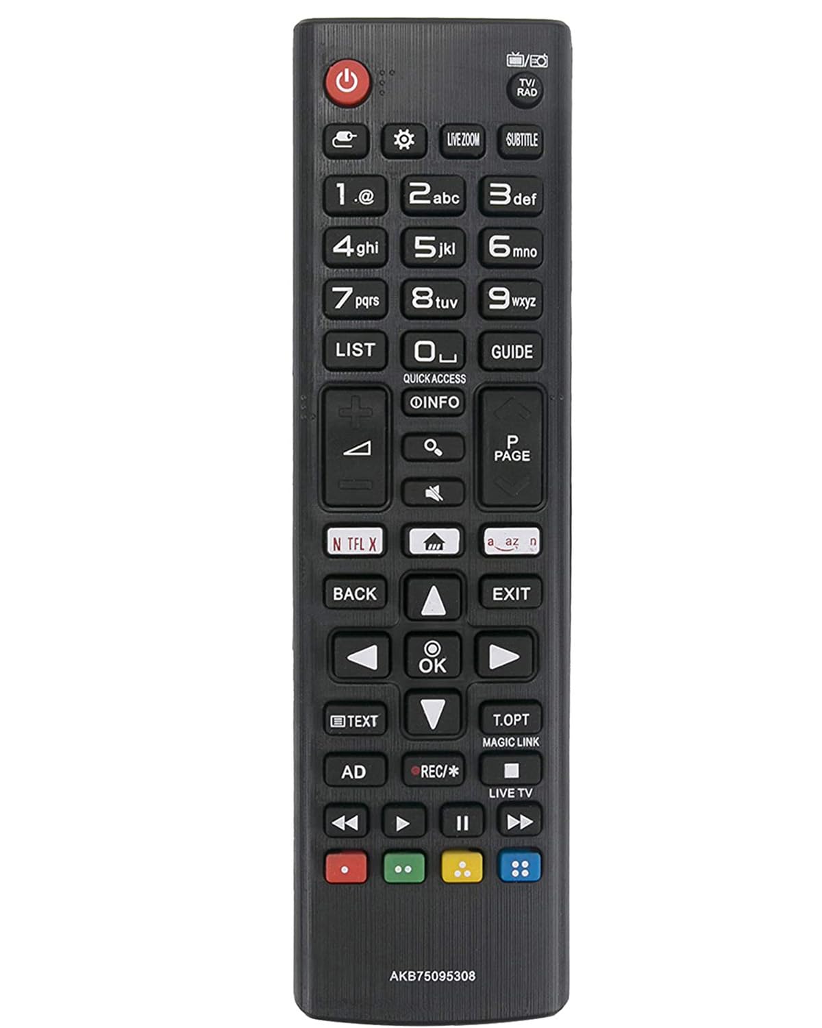 AKB75095308 Universal Remote Control Compatible for Lg 43UJ635V 49UJ635V 55UJ635V 43UJ634V 55UJ634V 65UJ634V TV Control