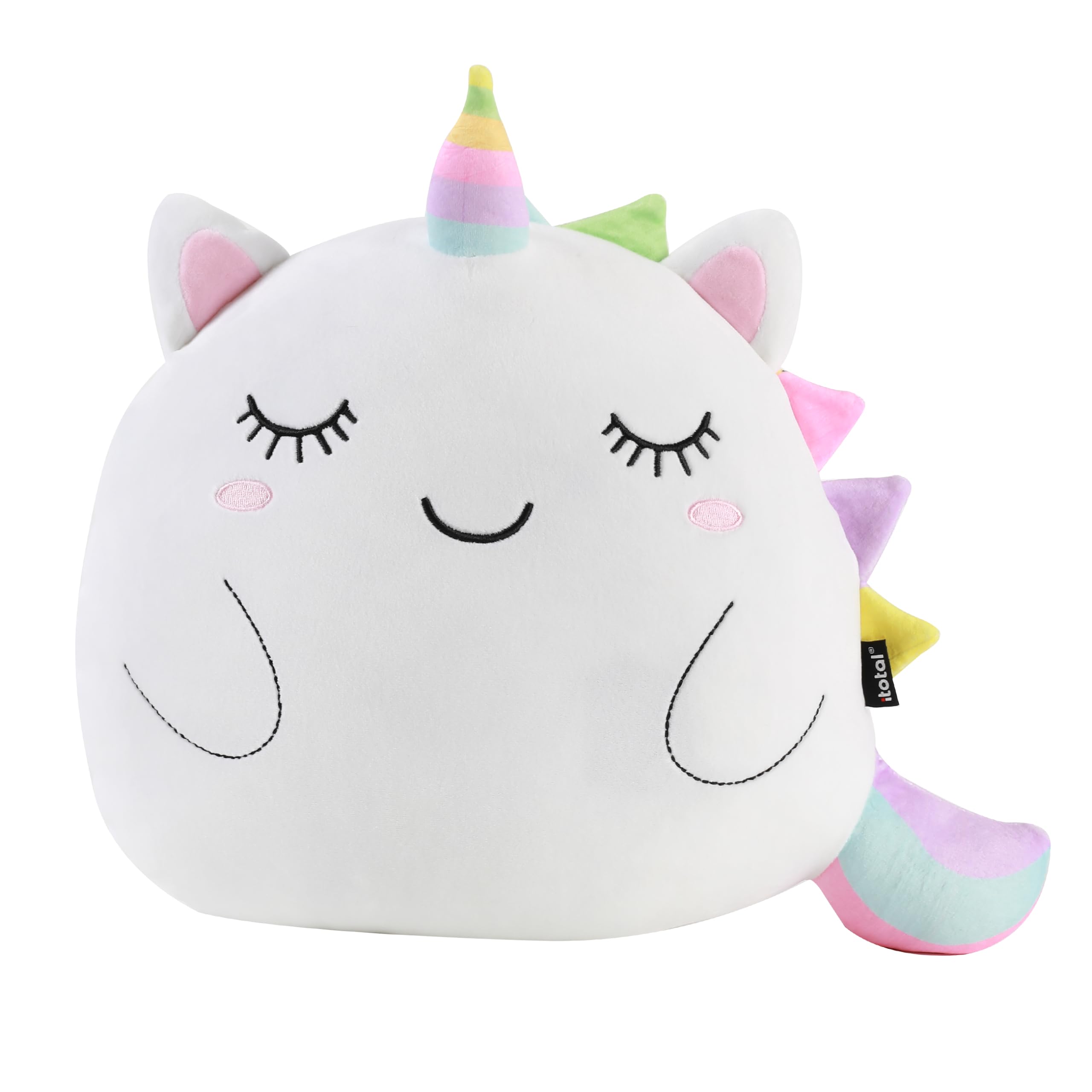 I-TOTAL ® - Decorative Cushion for Bedroom/Living Room, Soft Fabric Cushion in the Shape of UNICORN — image 1