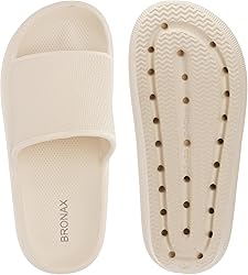 BRONAX Slides for Women Pillow Slippers Cushion