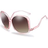 The Fresh Women's Oversized Square Jackie O Cat Eye Hybrid Butterfly Fashion Sunglasses - Exquisite Packaging