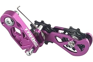 For Bicycle Chain Tensioner Single Speed Converter Guide for 8 to 12 Speed Bikes Aluminum Alloy Adjustable Chain Guide Anti D