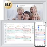 10.1 Inch Digital Calendar with IPS Touch Screen - Smart Electronic Calendar &amp; Planner, Sync &amp; Custom Alerts, Ideal Home Office