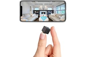 Sunggo Hidden Camera Wireless HD, Mini spy Camera for Office& Home Micro Security Small Nanny Hidden Camera with Audio/Video with Night Vision Compatible with iOS & Android