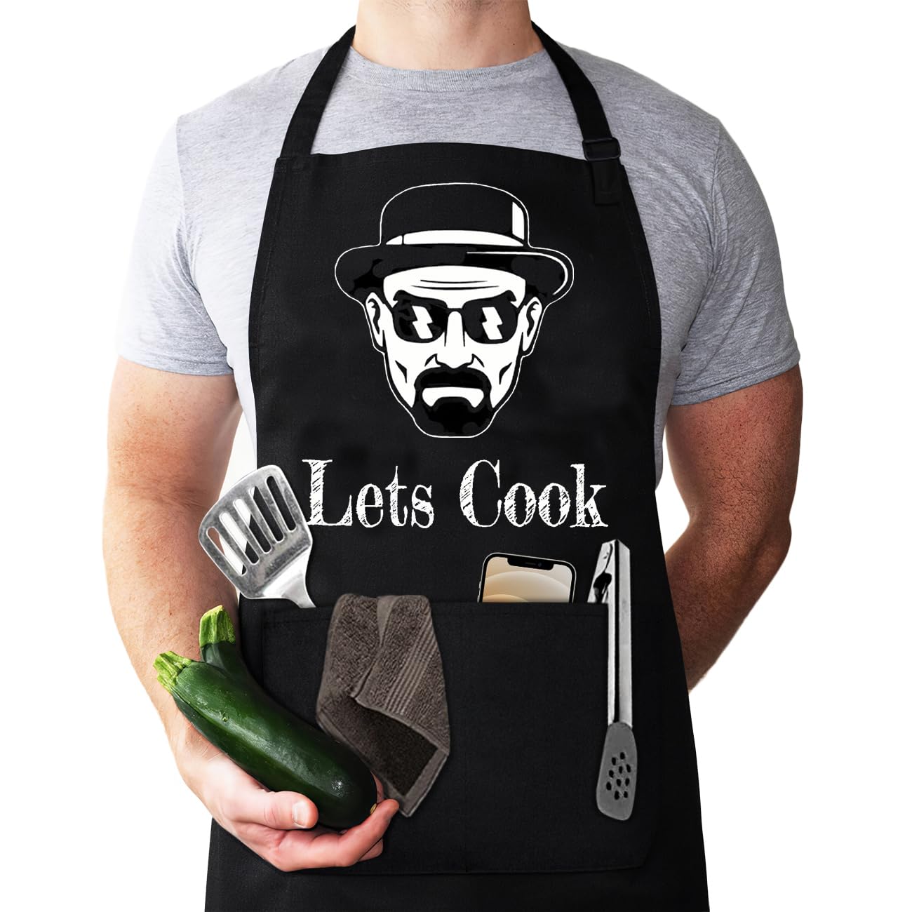 Photo 1 of Aprons for Men: Hilarious Funny Aprons for Men, Chef Cooking Apron - Ideal Gifts for Husband on His Birthday & Father’s Day Celebration!