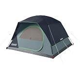 Coleman Skydome Camping Tent with 5 Minute Setup, 2/4/6/8 Person Weatherproof Tent with Rainfly &amp; Carry Bag, 20% More Headroom Than Traditional Canopies