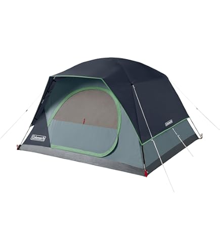 Amazon.com : Coleman 4/6/8/10 Person Skydome Dark Room Tent with