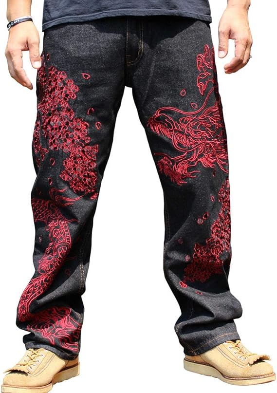 Amazon 和柄ジーンズ 和柄デニム 和柄刺繍ジーンズ J191 3 赤巻龍柄 和柄刺繍ジーパン 絡繰魂ボンタン特攻服 和柄メンズ W34 ノンウォッシュ ジーンズ 通販 Amazon 和柄ジーンズ 和柄デニム 和柄刺繍ジーンズ J191 3 赤巻龍柄 和柄刺繍ジーパン 絡繰魂ボンタン特攻服 和柄メンズ W34 ノンウォッシュ ジーンズ 通販