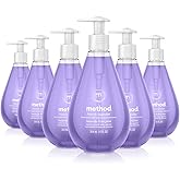 Method Gel Hand Wash, French Lavender, 12 fl oz (Pack of 6)