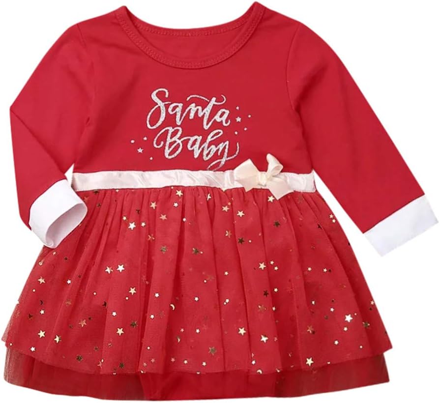 GorNorriss Baby Dress Winter Infant Girls Short Sleeve Floral Print Dress Dresses