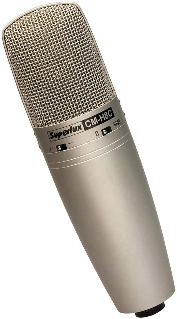 Superlux SPLX-CM-H8C Studio 3-Pattern & Dual-Element Condenser Microphone