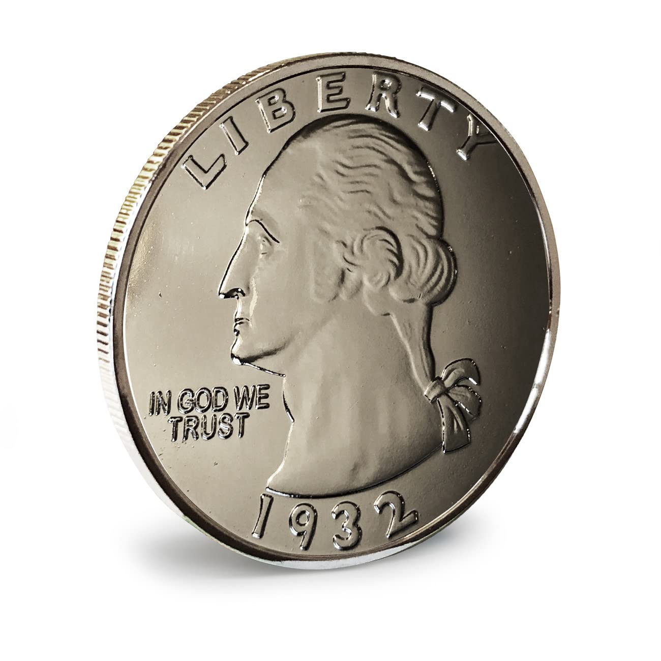 Canailles Jumbo Quarter, A Jumbo US Quarter Made of Metal, Magnetic Receptive, Great for Magic, Props, Fun, Pranks and More