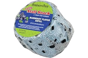 Horsemen's Pride Stall Snack Treat Refill for Horses; Blueberry Flavor