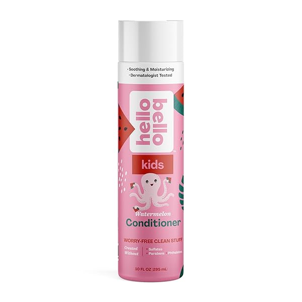 HELLO BELLO KIDS CONDITIONER, HYPOALLERGENIC, PH-BALANCED AND DERMATOLOGIST-TESTED,...