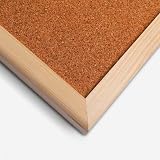 RSE Large Cork Notice Board 600x400 mm with 50 Pins Wall Mount Kit view 3