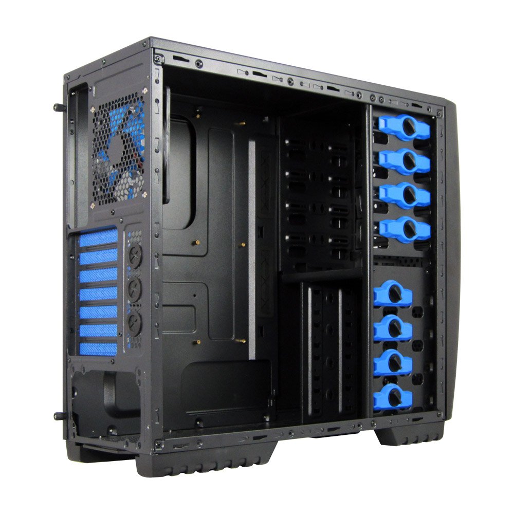 Galleon Raidmax Viper Black Gaming Tower Case ATX321WB