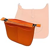 Divitize Premium Purse Organizer compatible with Evelyne 16/29/33 Bag Insert — Silver Zipper Perfect Fit, Durable Quality Felt, Full Coverage No Bulk, 24+ Shades