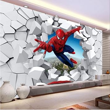 Spiderman Wallpaper Custom 3d Photo Wallpaper Super Hero